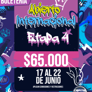 Abierto Internacional 2025 Etapa 4 Taquilla