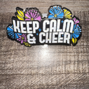 Pin keep calm & cheer