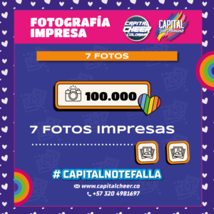 Fotografía impresa x 7