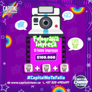 Fotografía impresa x 9